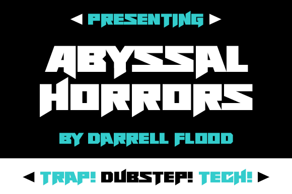 Abyssal Horrors: A Bold Display Font That Commands Attention