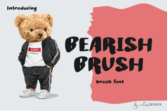 Bearish Brush: A Hand-Drawn Display Font for Crafters
