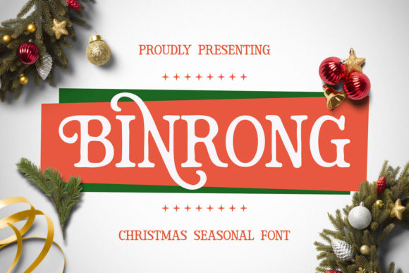 Binrong: A Bold Vintage Display Font for Scroll-Stopping Marketing