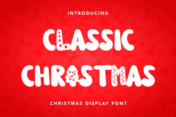 Classic Christmas Font: A Jolly Display Typeface for Digital Branding