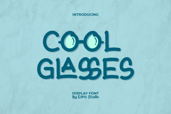 Cool Glasses Font: A Playful Display Typeface for Campaign Visuals