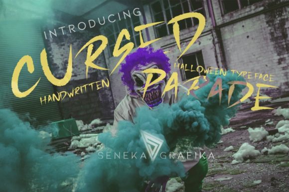 Cursed Parade: A Bold Display Font for Handmade Makers