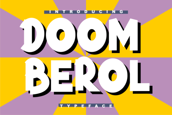 Doom Berol: A Bold Display Font for Handmade Labels & Printables