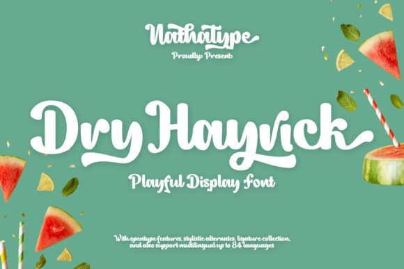 Dry Hayrick: A Display Font That Sets the Editorial Mood