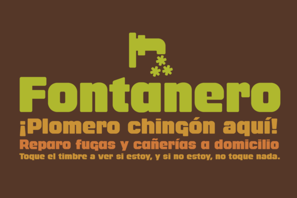 Fontanero: A Display Font That Makes Your Headlines Instantly Recognizable