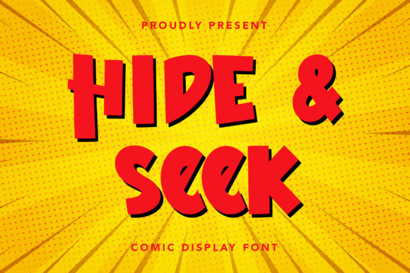 Hide and Seek: A Playful Display Font That Makes Your Brand Unforgettable