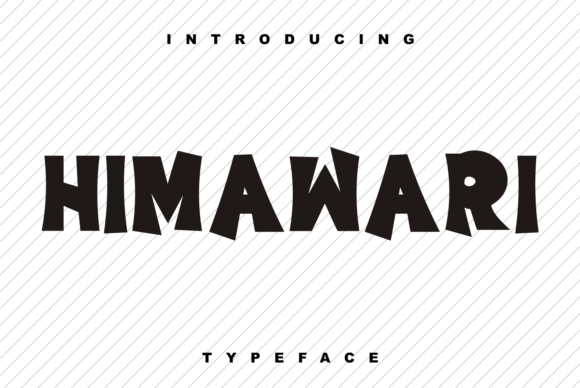 Himawari: A Sunlit Display Font That Earns Its Place