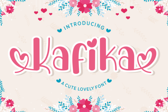 Kafika: A Joyful Display Font for Digital Branding