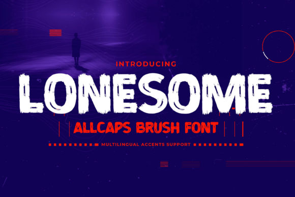 Lonesome: A Hand-Brushed Display Font That Elevates Real Branding