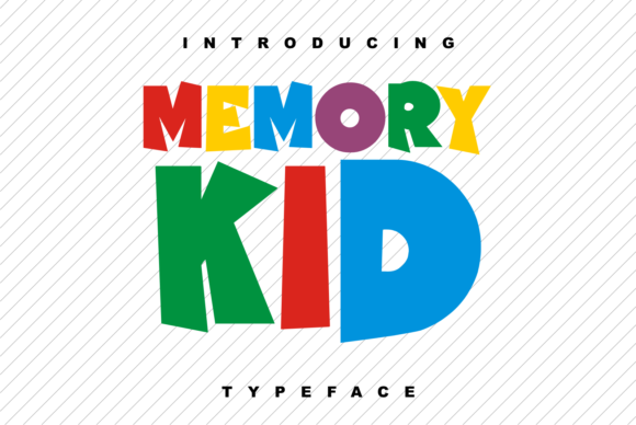 Memory Kid: A Display Font That Anchors Your Message