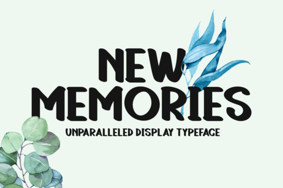 New Memories: A Display Font That Feels Like Handmade Magic