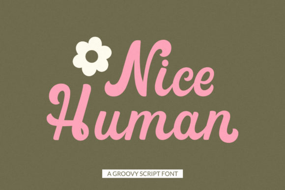 Nice Human: A Bold Display Font for Confident Branding