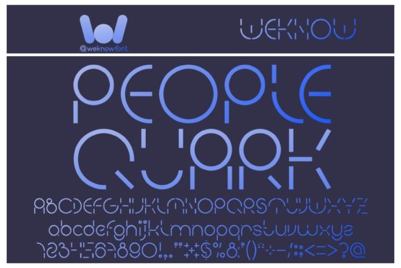 People Quark: A Sci-Fi Display Font That Makes Your Brand Stand Out