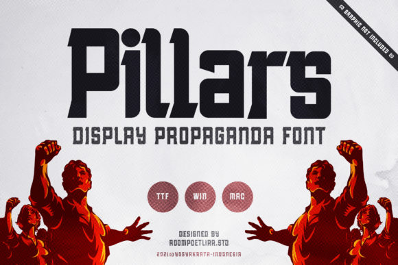 Pillars: A Bold Display Font for Scroll-Stopping Marketing