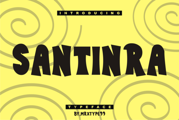Santinra: A Bold Display Font for Scroll-Stopping Marketing