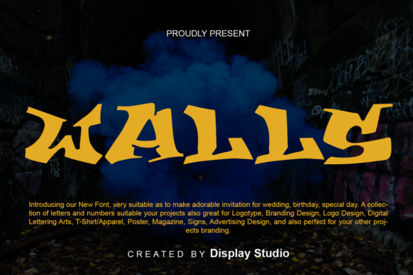 Walls: A Modern Display Typeface for Digital Brand Clarity