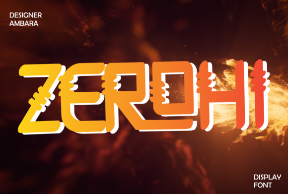 Zerohi: A Bold Display Font That Strengthens Your Brand